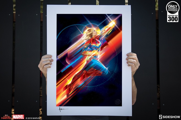 Higher, Further, Faster Art Print (Black/White Frame)