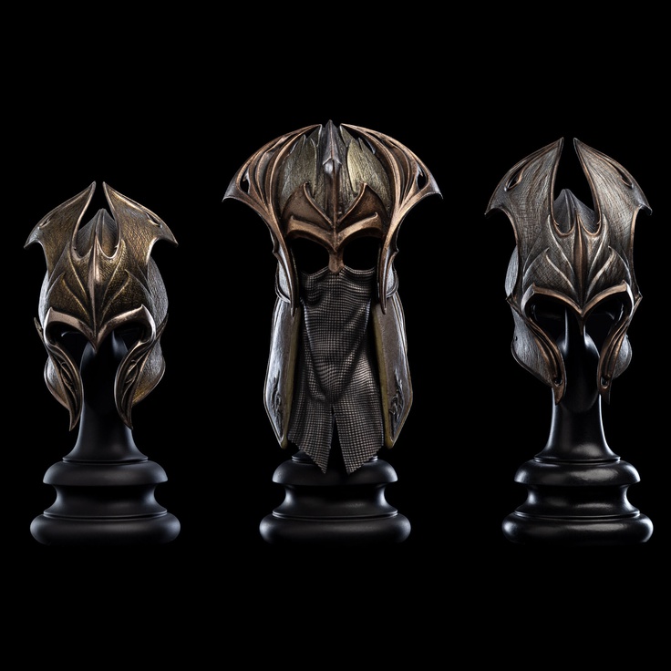 WETA The Lord of the Rings Mirkwood Elf Helm 1:4 Mini Helmet Model Genuine Helm 