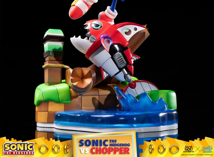 SONIC THE HEDGEHOG VS CHOPPER DIORAMA