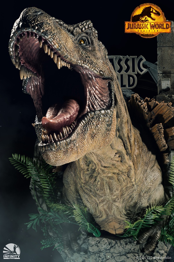 Tyrannosaurus Rex Wall Mounted Bust - (T-REX)