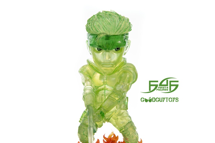 SOLID SNAKE STEALTH CAMOUFLAGE NEON GREEN PVC 1 BOX (4pcs)