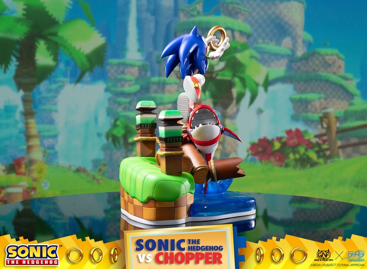 SONIC THE HEDGEHOG VS CHOPPER DIORAMA