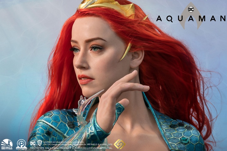 Mera - (Amber Heard) - Life Size bust