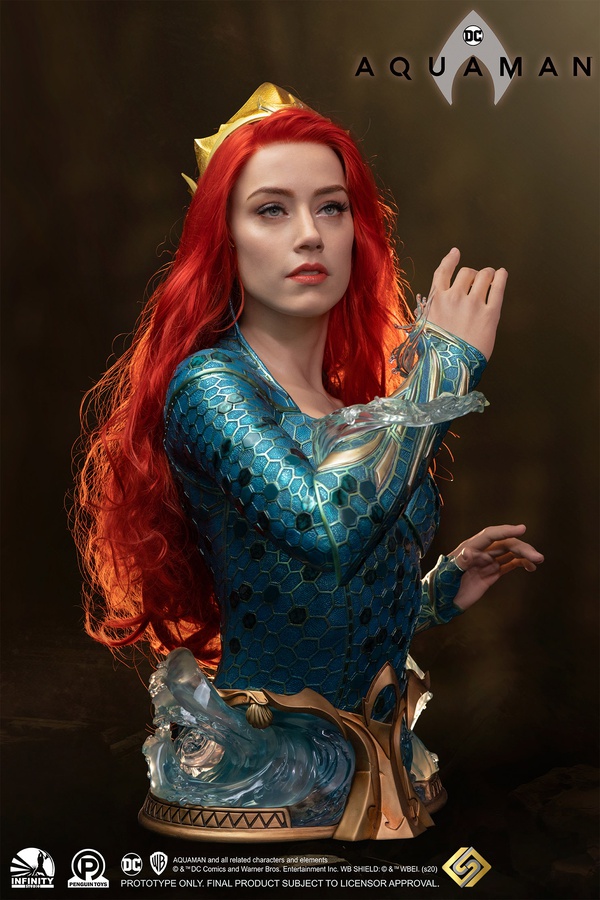 Mera - (Amber Heard) - Life Size bust