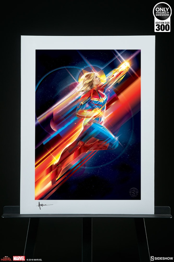 Higher, Further, Faster Art Print (Black/White Frame)