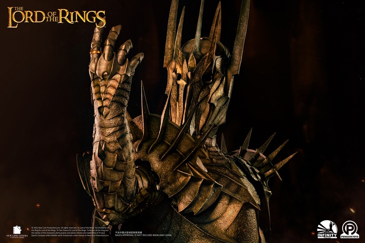 The Dark Lord Sauron - Life Size Bust