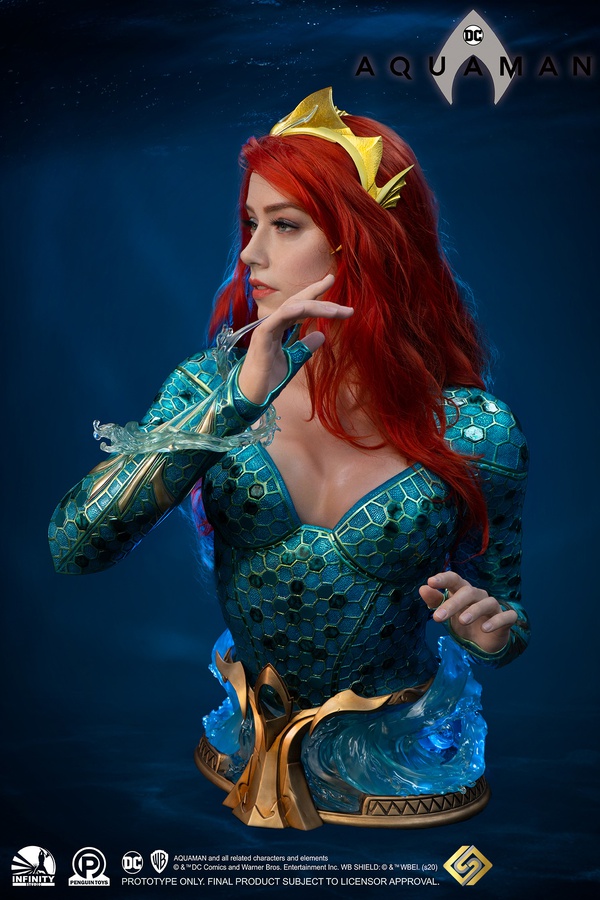 Mera - (Amber Heard) - Life Size bust