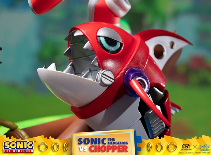 SONIC THE HEDGEHOG VS CHOPPER DIORAMA