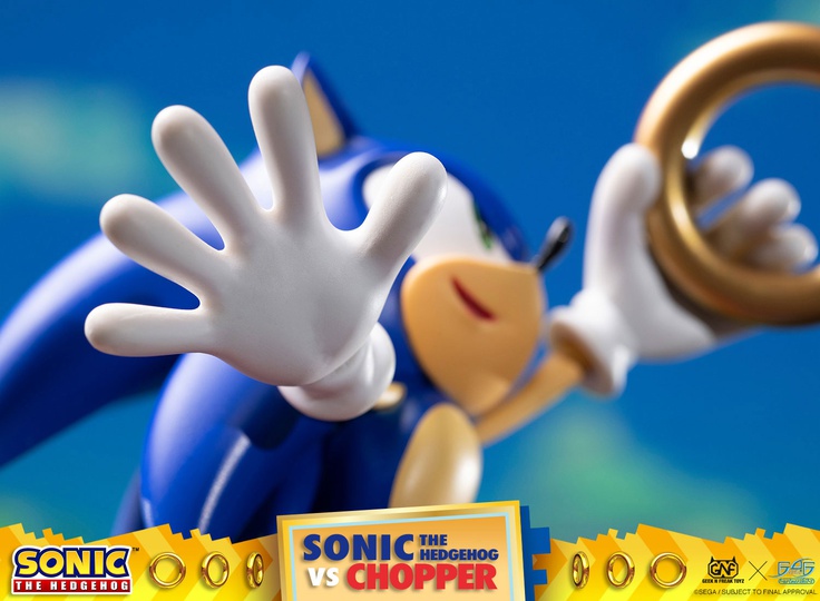 SONIC THE HEDGEHOG VS CHOPPER DIORAMA
