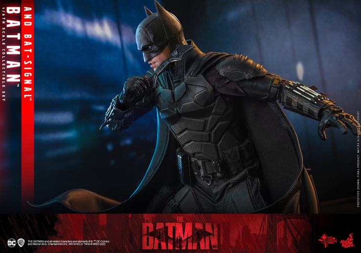 The Batman and Bat-Signal Set - 1:6 Scale