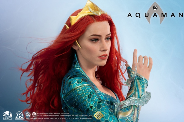 Mera - (Amber Heard) - Life Size bust