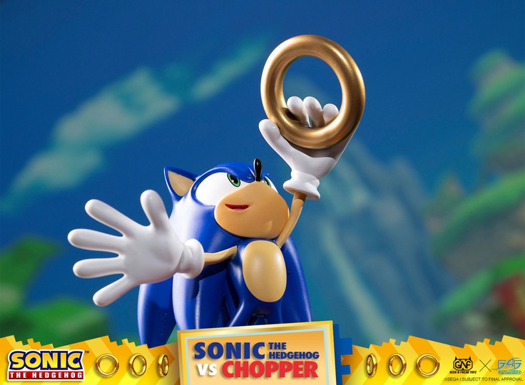 SONIC THE HEDGEHOG VS CHOPPER DIORAMA