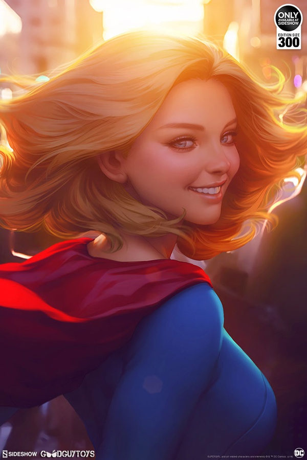 Supergirl #16 Art Print (Black/White Frame)