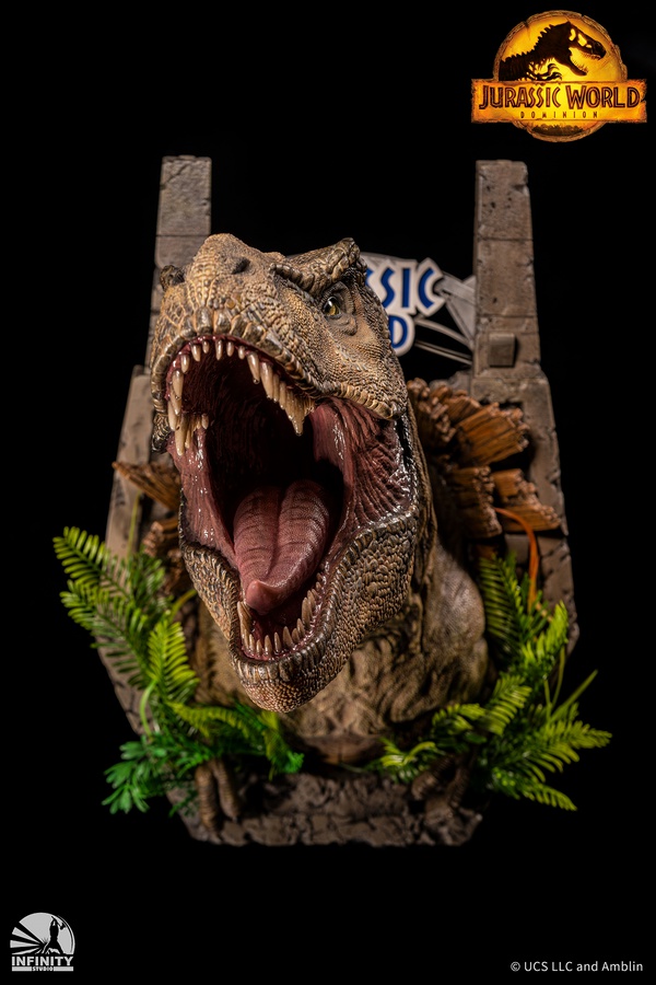 Tyrannosaurus Rex Wall Mounted Bust - (T-REX)