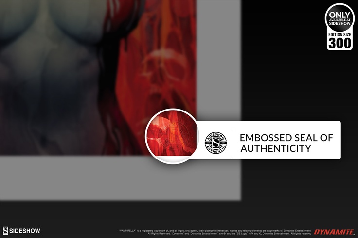 Vampirella #2 Art Print (Black/White Frame)