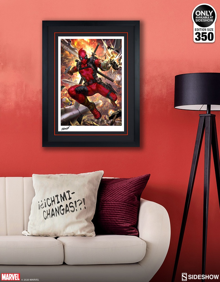 Deadpool: Heat-Seeker Art Print (Black Frame)