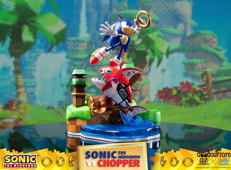 SONIC THE HEDGEHOG VS CHOPPER DIORAMA