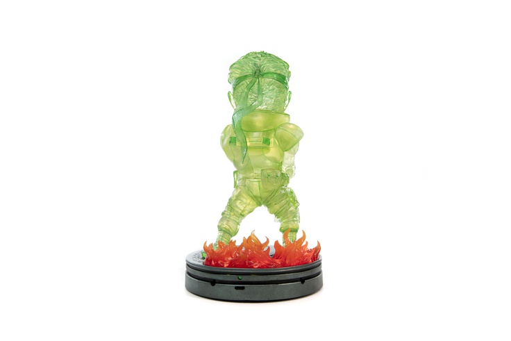 SOLID SNAKE STEALTH CAMOUFLAGE NEON GREEN PVC 1 BOX (4pcs)