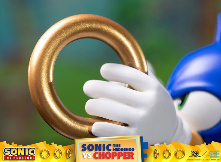 SONIC THE HEDGEHOG VS CHOPPER DIORAMA