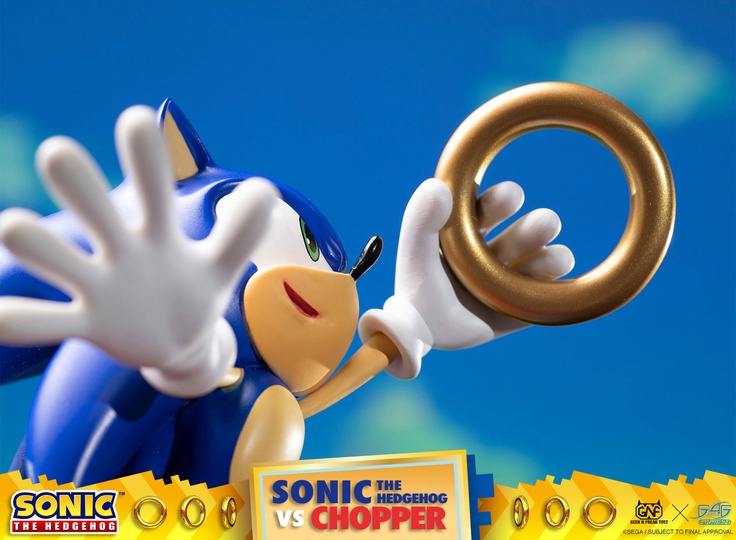 SONIC THE HEDGEHOG VS CHOPPER DIORAMA