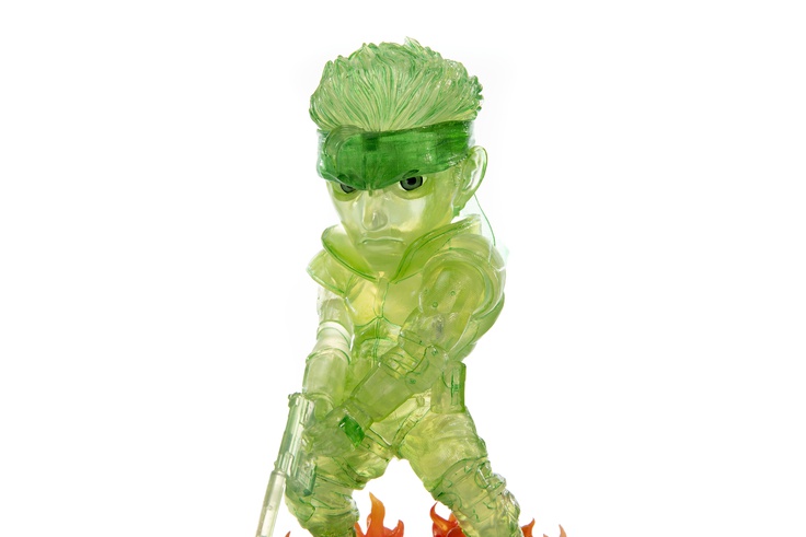 SOLID SNAKE STEALTH CAMOUFLAGE NEON GREEN PVC 1 BOX (4pcs)
