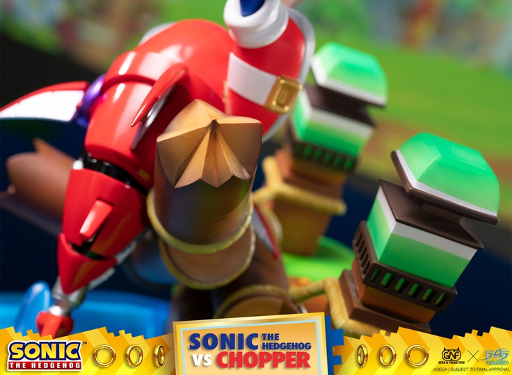 SONIC THE HEDGEHOG VS CHOPPER DIORAMA
