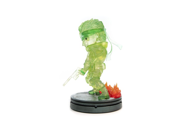 SOLID SNAKE STEALTH CAMOUFLAGE NEON GREEN PVC 1 BOX (4pcs)