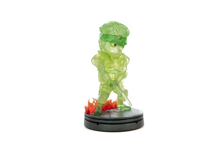 SOLID SNAKE STEALTH CAMOUFLAGE NEON GREEN PVC 1 BOX (4pcs)