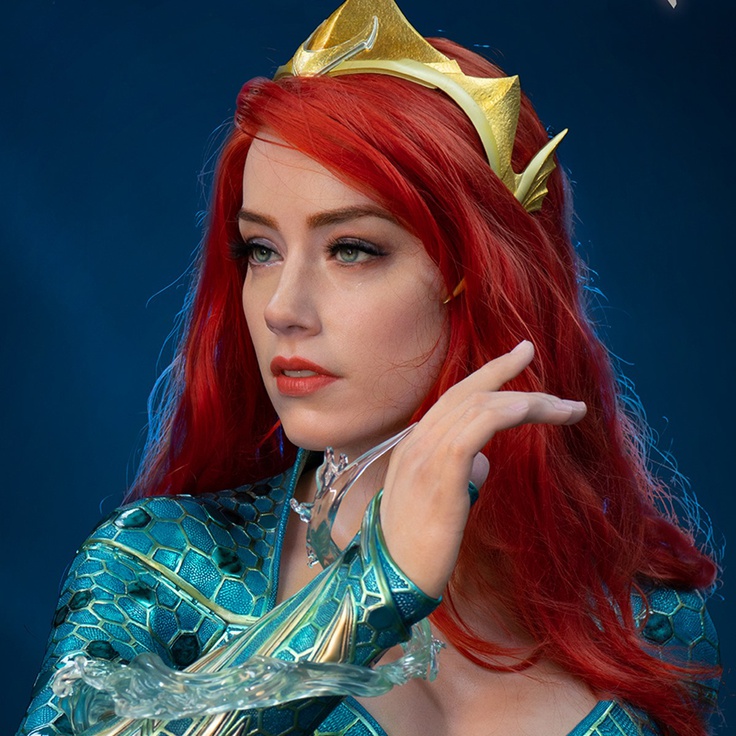 Mera - (Amber Heard) - Life Size bust