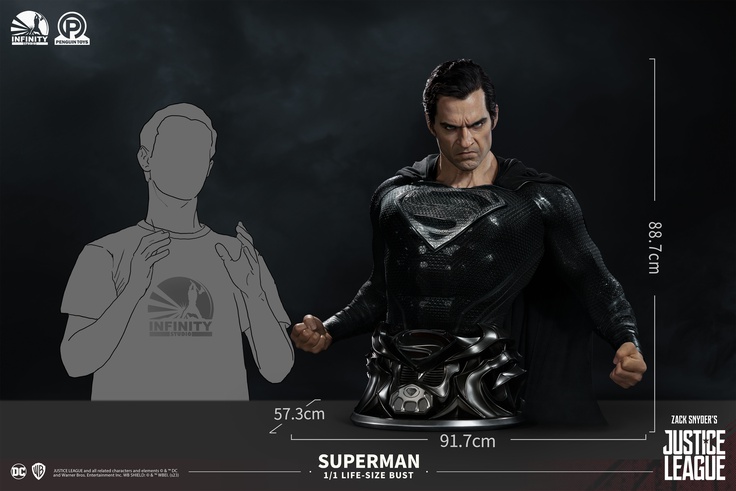 Superman - Zack Snyder's ver - (Henry Cavill) - Life Size Bust