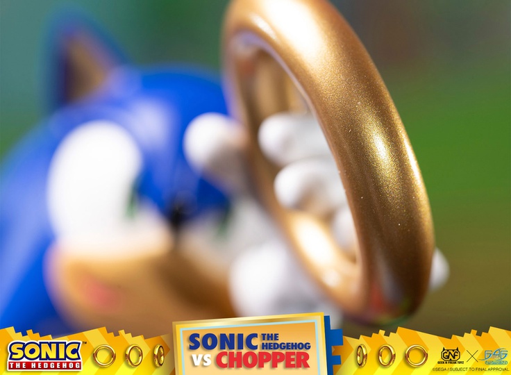 SONIC THE HEDGEHOG VS CHOPPER DIORAMA