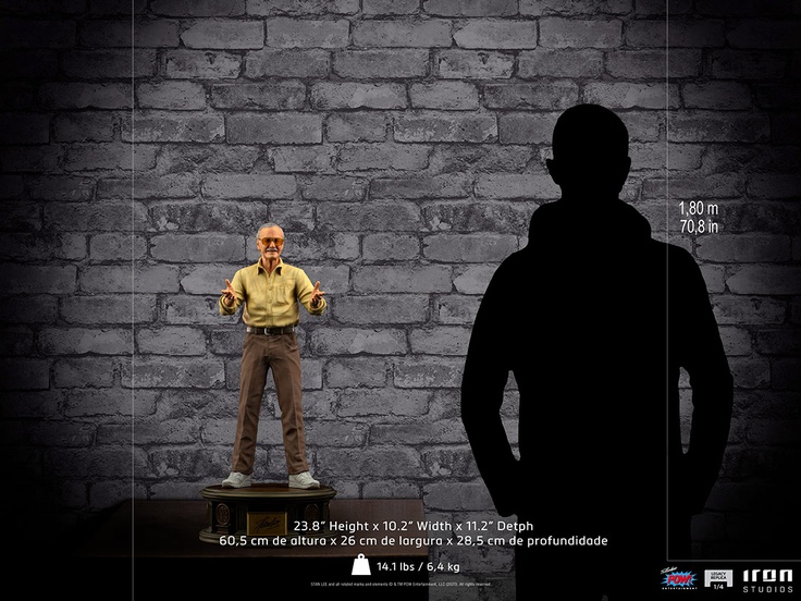 Stan Lee Pow! - 1:4 Scale