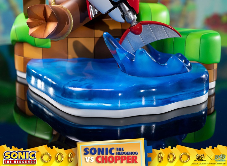 SONIC THE HEDGEHOG VS CHOPPER DIORAMA