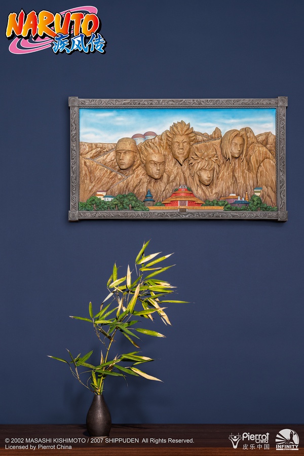 Hokage Rock - 3D Art Frame (Full Coloured Ver)