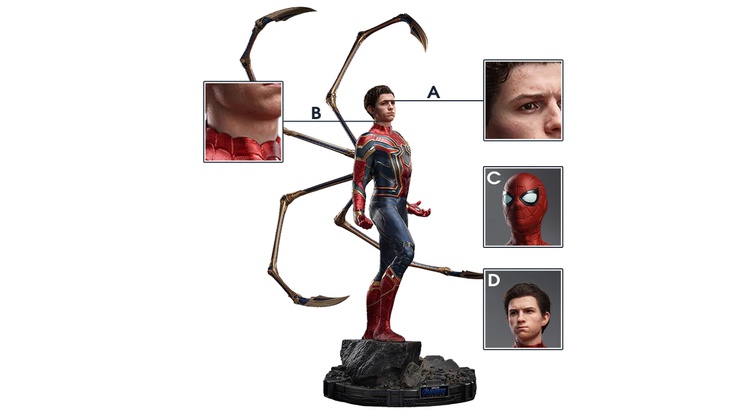 Iron Spider-Man 1/2 Statue - Premium Edition