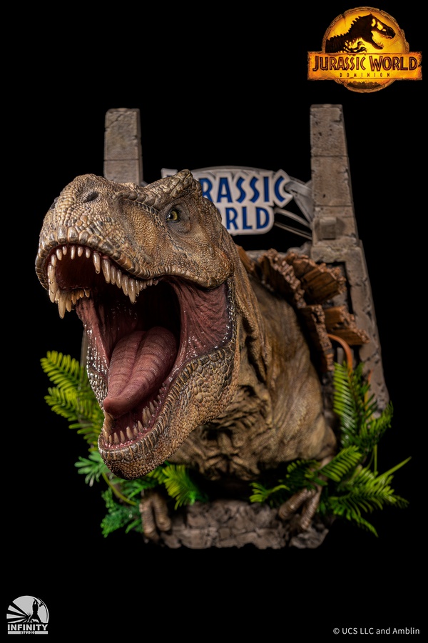 Tyrannosaurus Rex Wall Mounted Bust - (T-REX)
