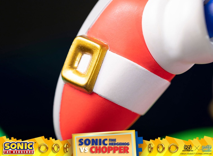 SONIC THE HEDGEHOG VS CHOPPER DIORAMA