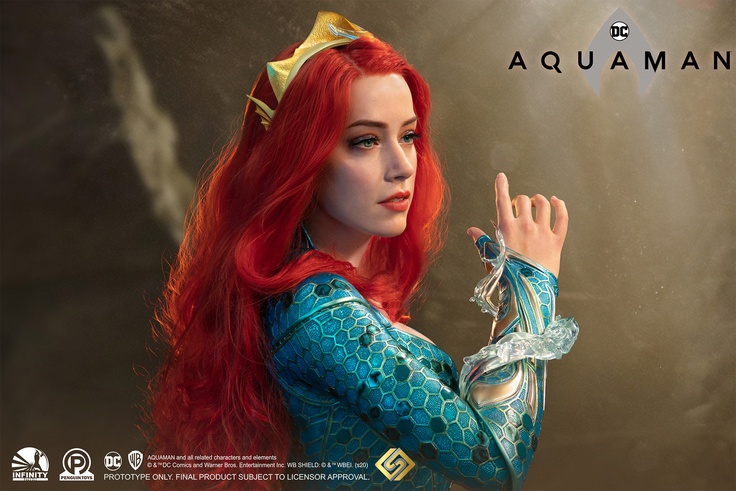 Mera - (Amber Heard) - Life Size bust
