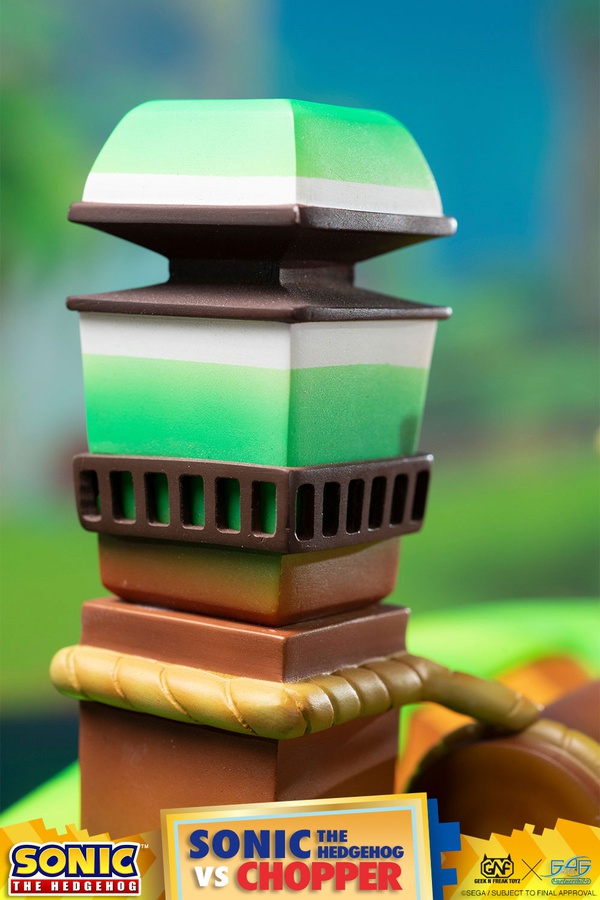SONIC THE HEDGEHOG VS CHOPPER DIORAMA