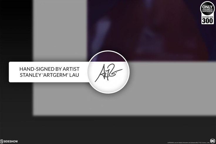 Supergirl #16 Art Print (Black/White Frame)