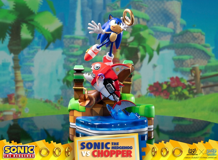 SONIC THE HEDGEHOG VS CHOPPER DIORAMA
