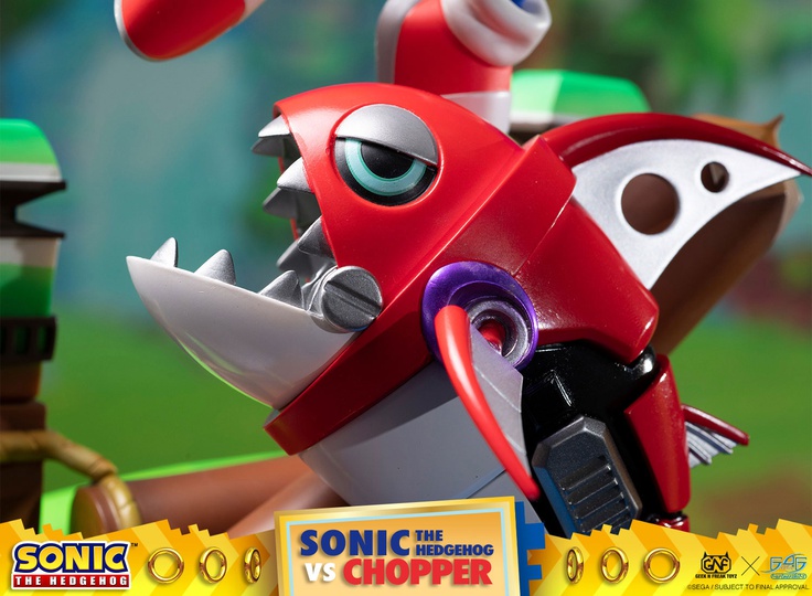 SONIC THE HEDGEHOG VS CHOPPER DIORAMA