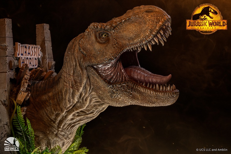 Tyrannosaurus Rex Wall Mounted Bust - (T-REX)