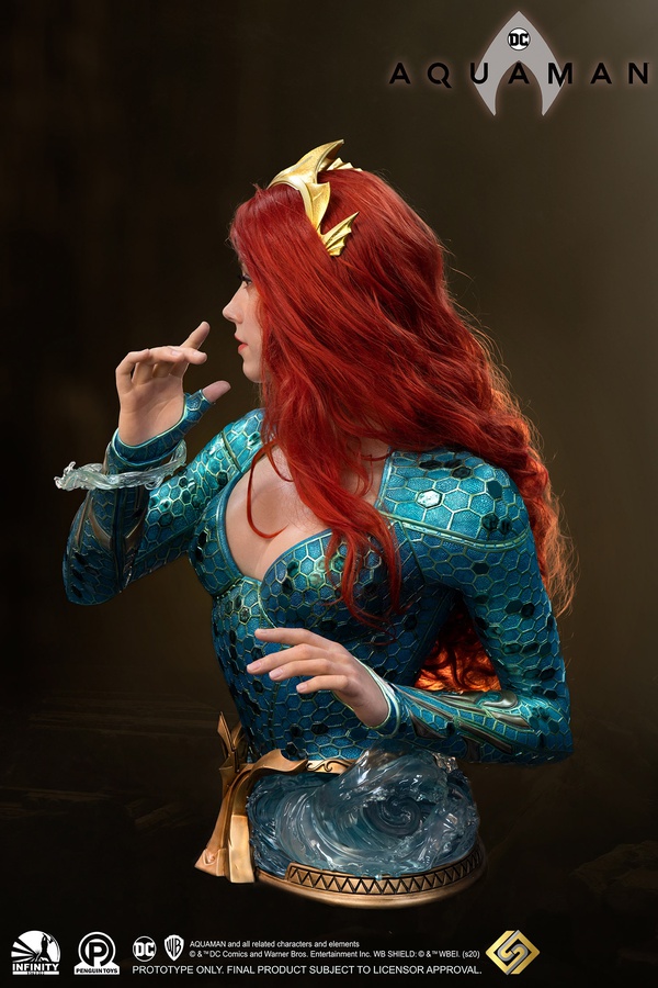 Mera - (Amber Heard) - Life Size bust