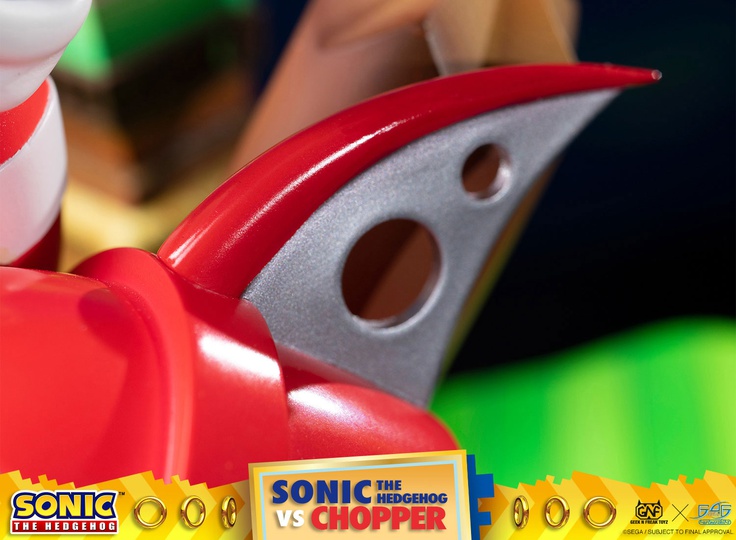SONIC THE HEDGEHOG VS CHOPPER DIORAMA