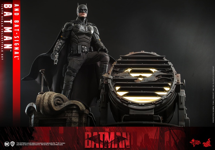 The Batman and Bat-Signal Set - 1:6 Scale