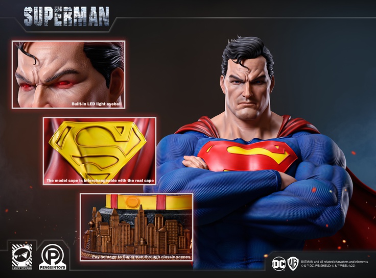 SUPERMAN - Life Size Bust