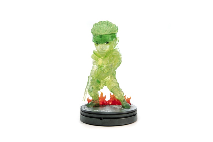 SOLID SNAKE STEALTH CAMOUFLAGE NEON GREEN PVC 1 BOX (4pcs)