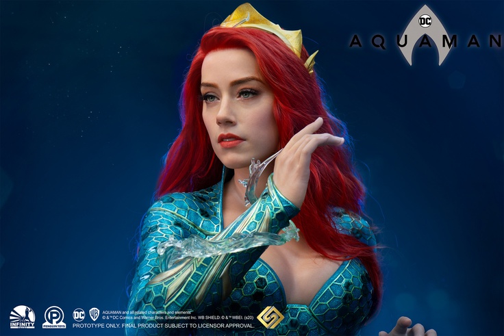 Mera - (Amber Heard) - Life Size bust