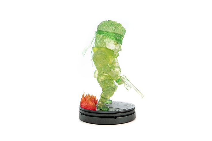 SOLID SNAKE STEALTH CAMOUFLAGE NEON GREEN PVC 1 BOX (4pcs)